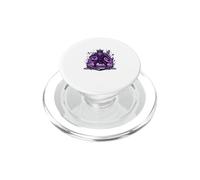 Re degli Scacchi Fantasia Magia Viola PopSockets PopGrip per MagSafe