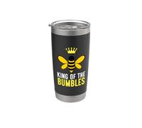 Re dei Bumbles Bumblebee Bicchiere termico in acciaio inox doppia parete