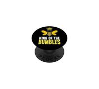 Re dei Bumbles Bumblebee PopSockets PopGrip Adesivo