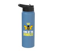 Re dei Bumbles Bumblebee Stainless Steel Insulated Water Bottle