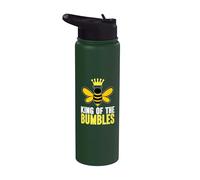 Re dei Bumbles Bumblebee Stainless Steel Insulated Water Bottle