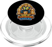Re dei castelli di cartone Uomini Divertenti Magazzini PopSockets PopGrip per MagSafe