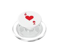 Re dei cuori - Carte da gioco Halloween Costume PopSockets PopGrip per MagSafe
