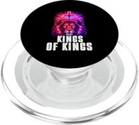 Re Dei Re Leone Di Giuda Cristiano Yeshua Fede Religiosa PopSockets PopGrip per MagSafe