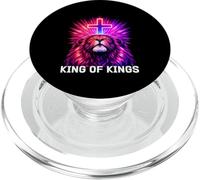 Re Dei Re Leone Di Giuda Cristiano Yeshua Fede Religiosa PopSockets PopGrip per MagSafe