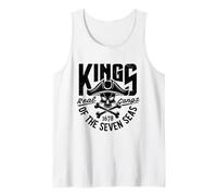 Re dei Sette Mari Wild Abstract Skull Real Gangs Canotta