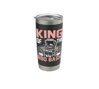 Re del BBQ Bash BBQ Party Bicchiere termico in acciaio inox doppia parete