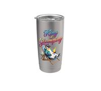 Re del campeggio glamour Bicchiere termico in acciaio inox doppia parete
