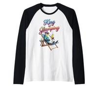 Re del Campeggio Glamour Maglia con Maniche Raglan