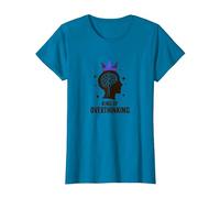 Re del Pensiero eccessivo: Witty Brain Crown Maglietta, Donna, Zaffiro, XL