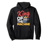 Re della Slot Machine Casino Gioco D'Azzardo Jackpot Vegas Felpa con Cappuccio