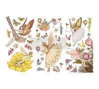 Re-Design con Prima 15,2 x 30,5 cm Decor Transfer Fairy Flowers