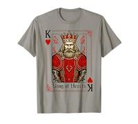 Re di Cuori Carte da Gioco Costume Halloween Coppie Maglietta