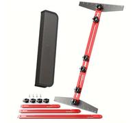 Re di piegatura in alluminio denso per il calcolo degli angoli e la misurazione della lunghezza delle scale durante le ristrutturazioni artigianali. Testa professionale per i lavoratori del legno