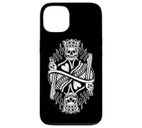 Re di spade Blackwork Custodia per iPhone 13