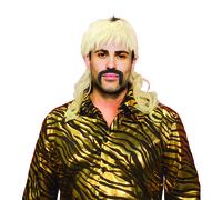Re Di Tigri Cosplay Parrucca Bionda Parrucca Mullet E Finto Baffi Costume Set