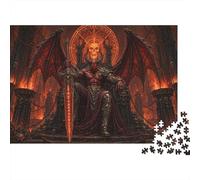 Re Diavolo Satanico Signore dei Demoni Puzzle 1000 Pezzi, Sfida Difficile