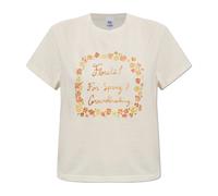 Re/Done - 1950s Boxy Tee Fiori - - Tops - Donna - Beige - M