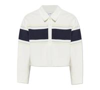 Re/Done - Cut Off Rugby Polo - -Tops -Donna -Bianco -S