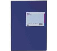 Re & Ebhardt Libro di affari, Plastica con Cartone rinforzato, rigato, A4, 210 x 297 mm, 96 Foglio, blu