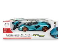 RE.EL.TOYS 1/12 LAMBORGHINI SIAN BLU MODELLINO STATICO RADIOCOMANDATO