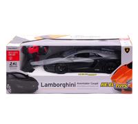 RE.EL.TOYS 1/14 MODELLINO AUTO LAMBORGHINI AVENTADOR SC NERO RADIOCOMANDATO
