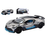 RE.EL.TOYS 1/18 BUGATTI DIVO ARGENTO MODELLISMO MODELLINO STATICO DIECAST