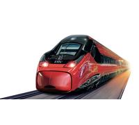 RE-EL TOYS - Italo Evo in scala HO - Treno a batterie con luci, 0329