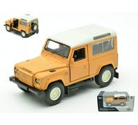 RE.EL.Toys LAND ROVER DEFENDER WORK V8 ISLAY EDITION 2023 SAND/WHITE ROOF 1:43