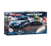 Re.el Toys Pista Elettrica Polizia 3 in 1 Turbo