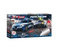 Re.el Toys Pista Elettrica Polizia 3 in 1 Turbo