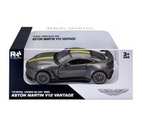 RE-EL Toys REL0804GY ASTON MARTIN V12 VANTAGE - GREY-YELLOW