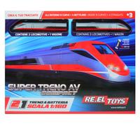 RE.EL.Toys TRENO AV COMPACT cm 96x58 A BATTERIA 1:160