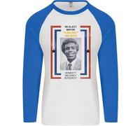 Re-Elect Mayor Goldie Wilson 80's Film Uomo L/S Baseball T-Shirt