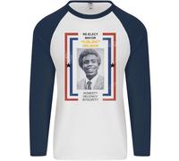 Re-Elect Mayor Goldie Wilson 80's Film Uomo L/S Baseball T-Shirt
