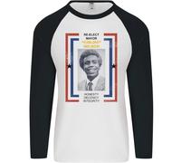 Re-Elect Mayor Goldie Wilson 80's Film Uomo L/S Baseball T-Shirt