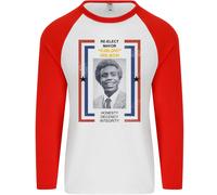 Re-Elect Mayor Goldie Wilson 80's Film Uomo L/S Baseball T-Shirt