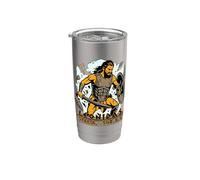 Re Leonida di Sparta 540 dc Spartano con elmetto Bicchiere termico in acciaio inox doppia parete