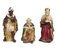 Re Magi Presepe 10 Cm Con 3 Personaggi Presepe Per Il Tuo Presepe Natalizio. Presepe Di Natale Con Accessori Presepe. Completa Il Tuo Portale Del Presepe Con Le 9 Statuine Del Presepe.