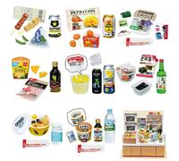 Re-Ment Drink with convenience store food Figure
