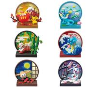 Re-Ment Pokemon Wanomado Japanese Collection All 6 box type set 2024 NUOVO JP