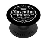 Re Nero Cristiano Padre Fede Patrimonio Leadership PopSockets PopGrip Adesivo
