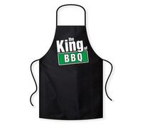 Re Of BBQ Queens Fun Divertimento Comedy Grembiule per Griglia da Cucina