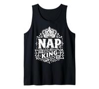 Re pisolino Vintage Tipografia & Crown Power Nap Royalty Canotta