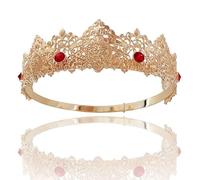 Re Principe Uomini Tiara Corona Imperiale Medievale Fascia Costumi di Cristallo Per Compleanno Costume Prom Party Accessori