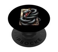 Re Serpente Poker Texas Holdem Carte PopSockets PopGrip Adesivo