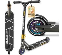 RE:SPORT Stunt Scooter Revo Pro per bambini e adulti con supporto, 110 mm, ruote in PU e Y-Bar, per acrobazie e monopattino ABEC 9, cuscinetti a sfera