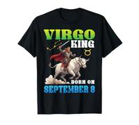 Re Vergine Nato l'8 Settembre Buon Compleanno a Me e a Te Maglietta