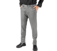 RE&X Pantaloni Uomo Eleganti Pantaloni Lavoro Slim Fit Premium Offerta per Appuntamenti Occasioni Formali