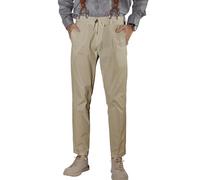 Re&x Pantaloni Uomo Slim Stretch Chino Pantalonialoni Casuale (46, Beige)